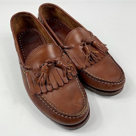 Allen Edmunds Dellwood Leather Tassel Loafers 9.5 - Picture 1 of 6